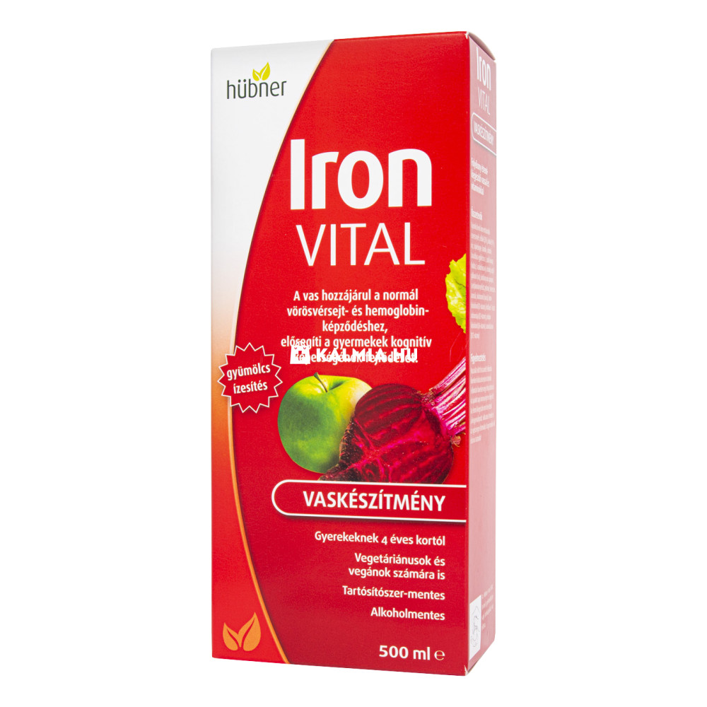 Hübner Iron Vital folyékony vaskészítmény 500 ml Online vá