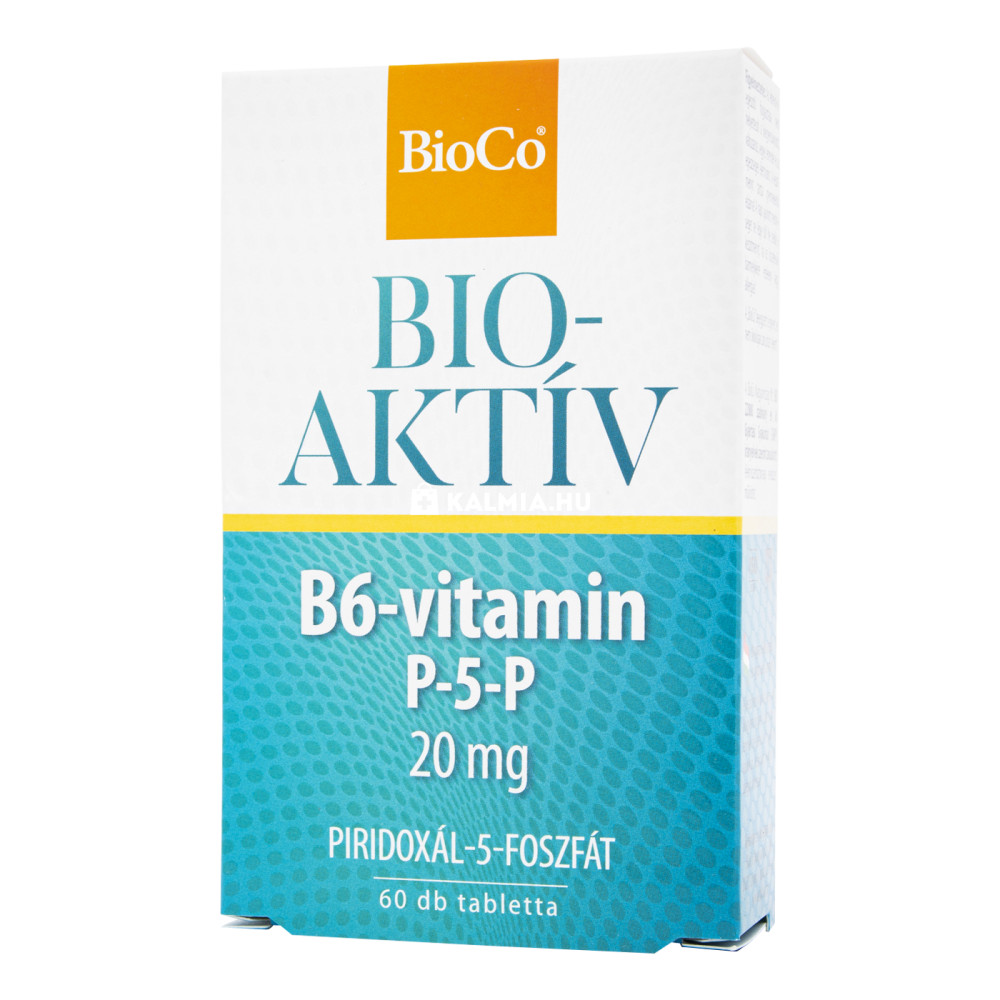 BioCo Bioaktív B6 vitamin P 5 P 20 mg tabletta 60 db Onlin