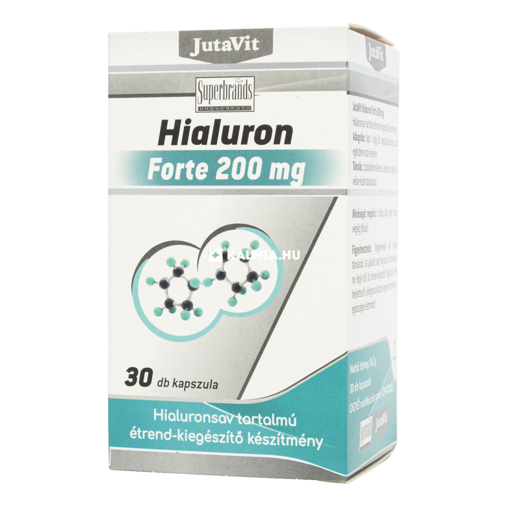 JutaVit Hialuron Forte 200 mg kapszula 30 db Online vásárl