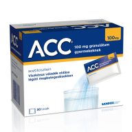ACC 100 mg granulátum gyermekeknek 30 x 3 g
