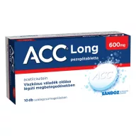 ACC long 600 mg pezsgőtabletta 10 db