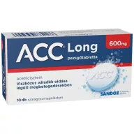 ACC long 600 mg pezsgőtabletta 10 db