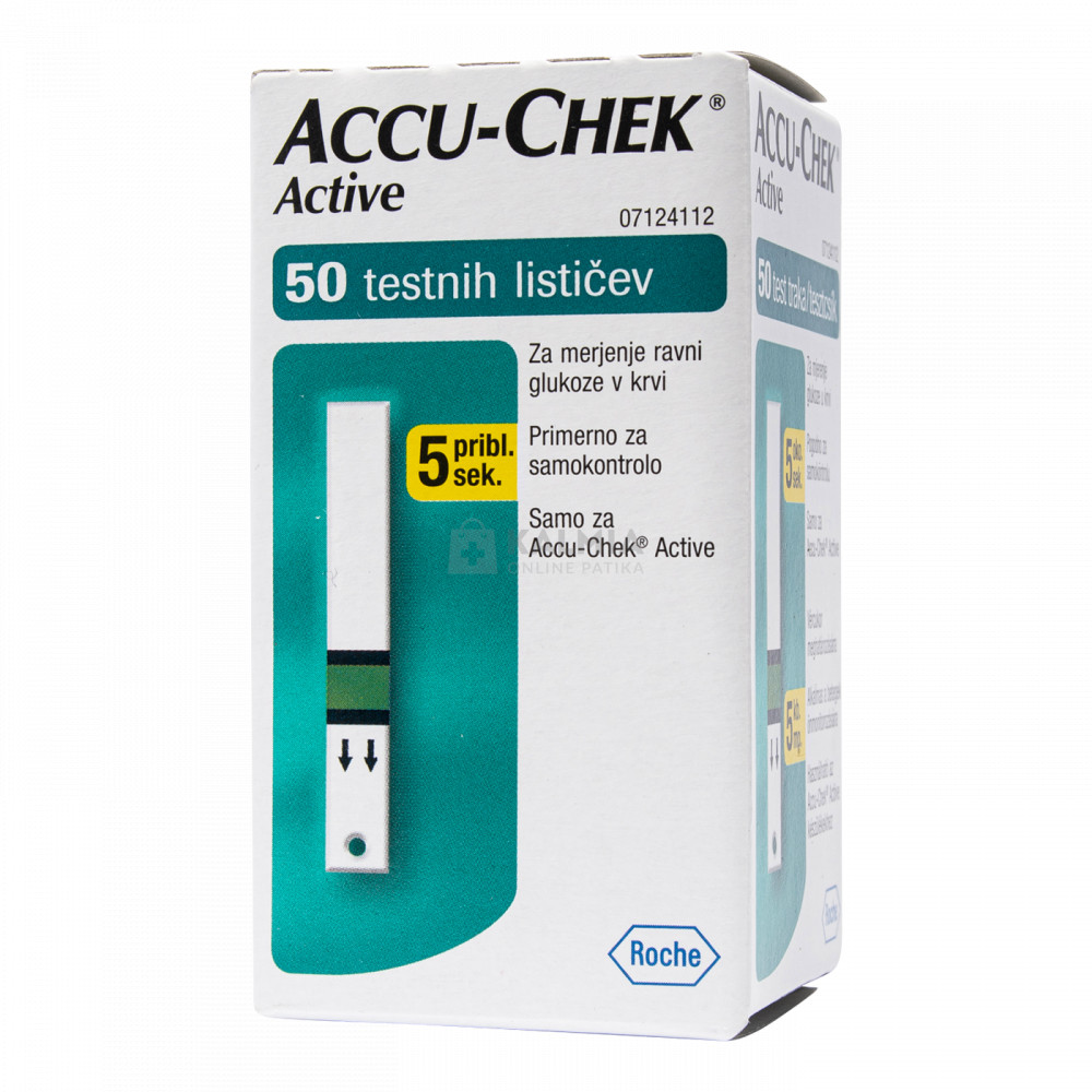 Accu Chek Active Tesztcsík Vércukormérőhöz 50 Db Online Pa 1469