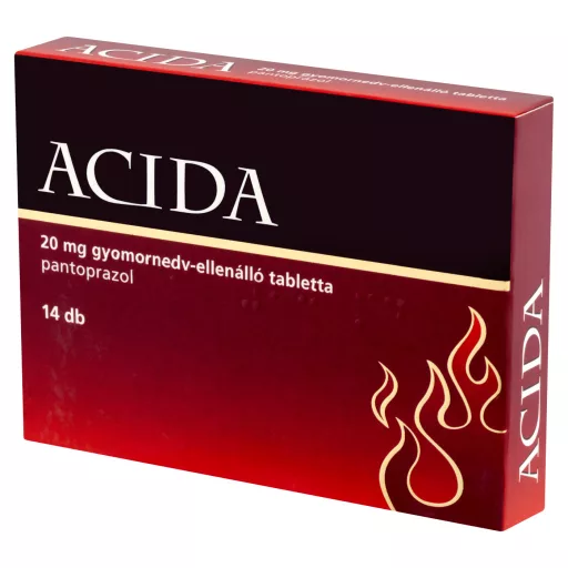 Acida 20 mg gyomornedv-ellenálló tabletta 14 db