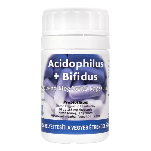 Acidophilus+Bifidus kapszula 90 db