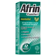 Afrin Comfort mentollal 0,5 mg/ml oldatos orrspray 15 ml