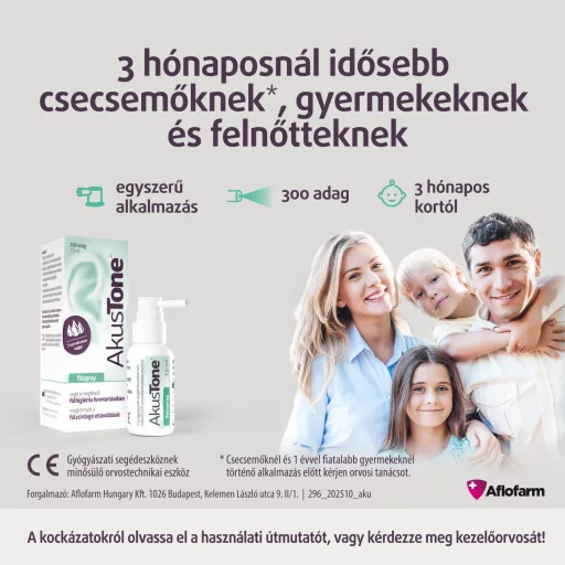 AkusTone fülspray 15 ml