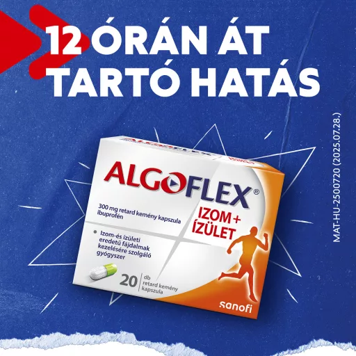 Algoflex Izom+ízület 300 mg retard kemény kapszula 20 db