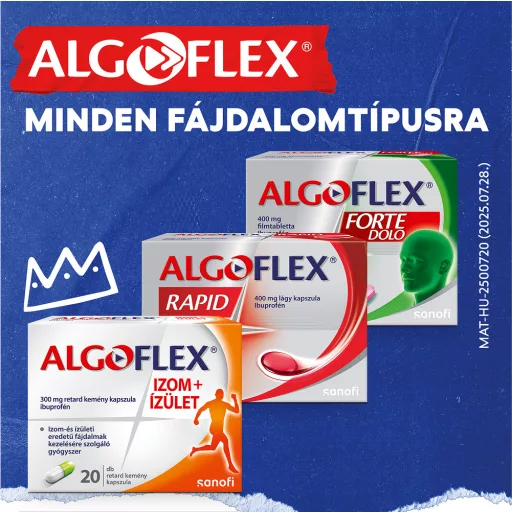 Algoflex Izom+ízület 300 mg retard kemény kapszula 20 db