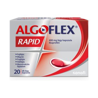 Algoflex Rapid 400 mg lágy kapszula 20 db