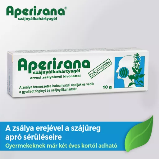 Aperisana szájnyálkahártyán alkalmazott gél zsálya kivonattal 10 g