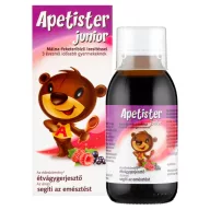 Apetister Junior málna-feketeribizli ízű oldat 100 ml