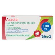 Asactal 100 mg gyomornedv-ellenálló tabletta 30 db
