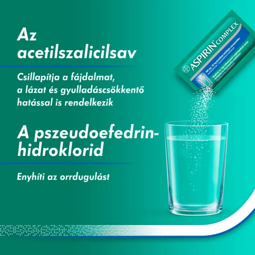 Aspirin Complex 500 mg/30 mg granulátum belsőleges szuszpenzióhoz 10 db