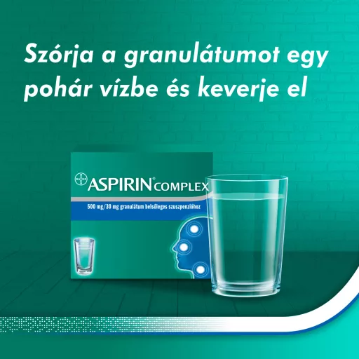 Aspirin Complex 500 mg/30 mg granulátum belsőleges szuszpenzióhoz 10 db