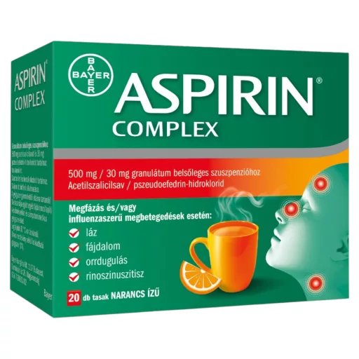 Aspirin Complex 500 mg/30 mg granulátum belsőleges szuszpenzióhoz 20 db