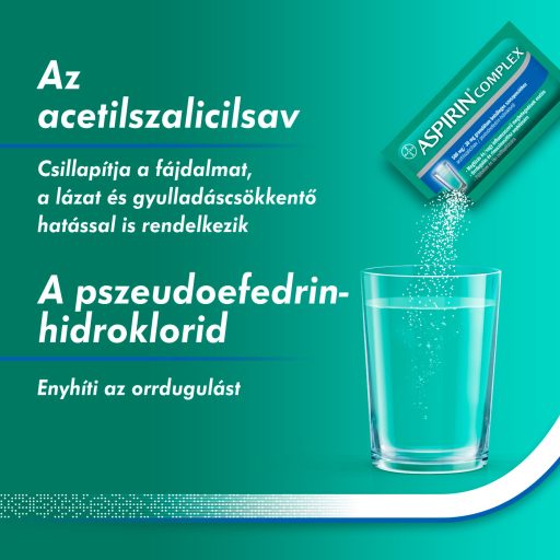 Aspirin Complex 500 mg/30 mg granulátum belsőleges szuszpenzióhoz 20 db