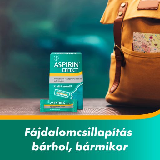 Aspirin Effect 500 mg szájban diszpergálódó granulátum 10 db