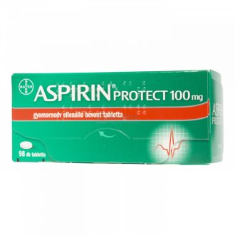   Aspirin Protect 100 mg gyomornedv ellenálló bevont tabletta 98 db