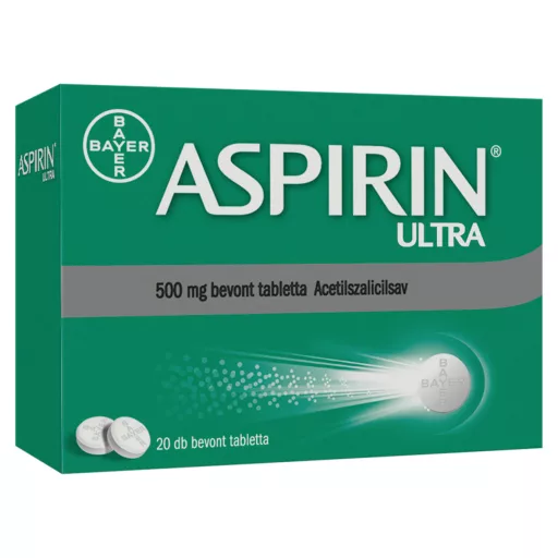 Aspirin Ultra 500 mg bevont tabletta 20 db