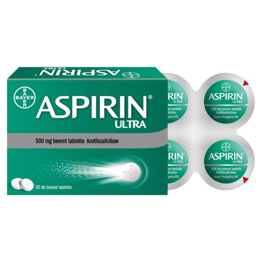 Aspirin Ultra 500 mg bevont tabletta 20 db