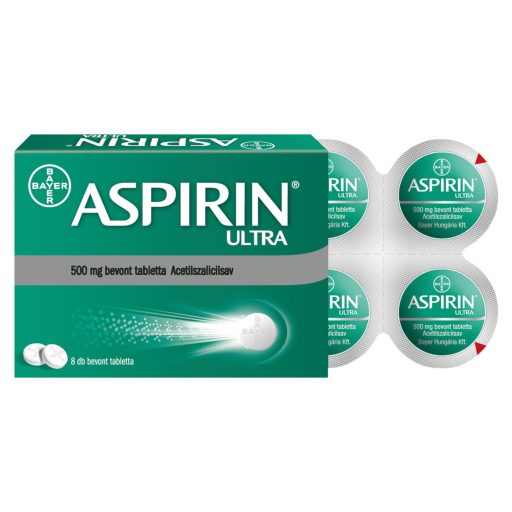 Aspirin Ultra 500 mg bevont tabletta 8 db