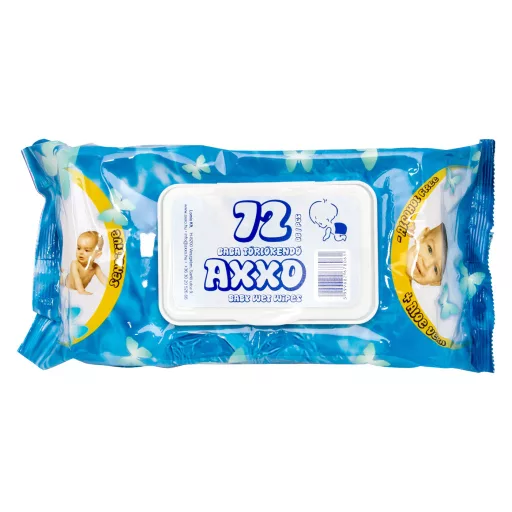 Axxo Baba nedves törlőkendő (kupakos) 72 db