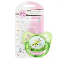 Baby Bruin szilikon játszócumi 3-as - tücsök