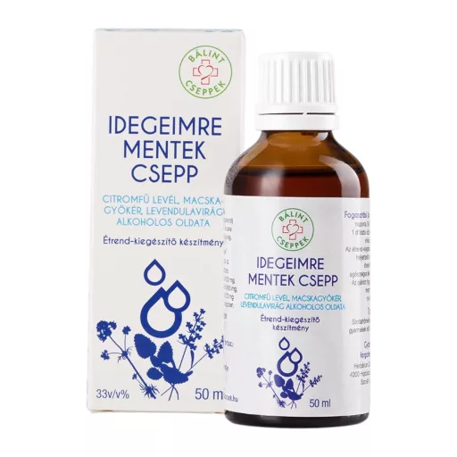 Bálint cseppek Idegeimre Mentek csepp 50 ml