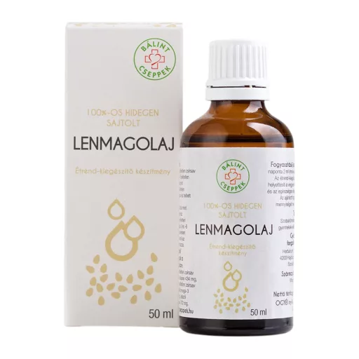 Bálint Cseppek Lenmagolaj 100% 50 ml