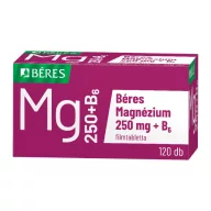   Béres Magnézium filmtabletta 250 mg + B6 filmtabletta 120 db