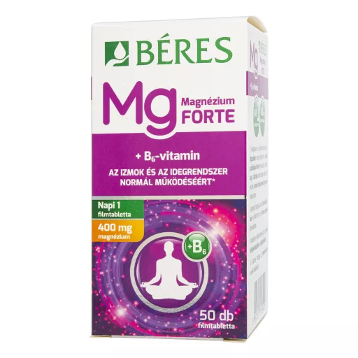 Béres Magnézium Forte 400 mg filmtabletta 50 db