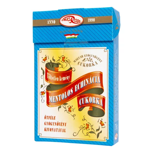 Bíborszínű kasvirág cukorka mentolos 75 g