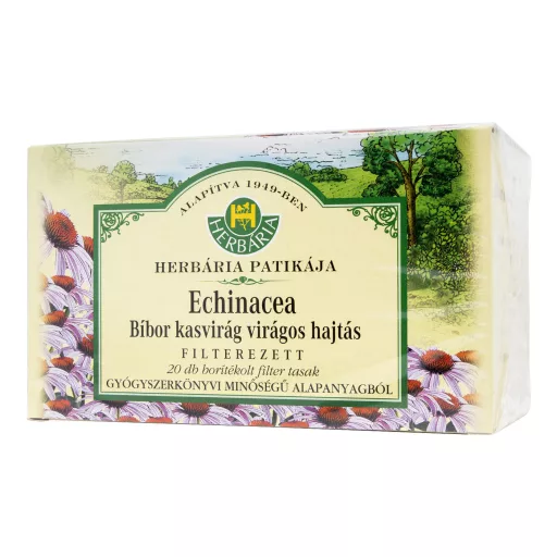 Herbária bíbor kasvirág virágos hajtás filteres tea 20 x 1,5 g