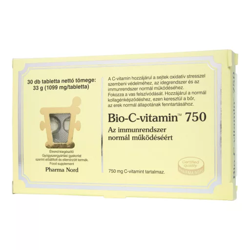 Pharma Nord Bio-C-vitamin 750 mg tabletta 30 db