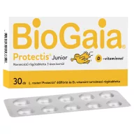 BioGaia Junior + D-vitamin étrend-kiegészítő rágótabletta 30 db