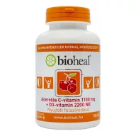 Bioheal Acerolás C-vitamin 1100 mg +D3-vitamin 2200 mg 105 db