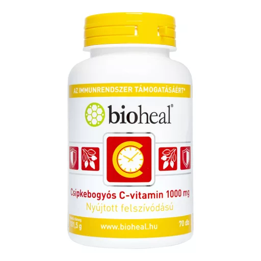 Bioheal C-vitamin 1000 mg Csipkebogyóval filmtabletta 70 db