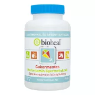 Bioheal cukormentes multivitamin rágótabletta gyerekeknek 70 db