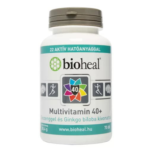 Bioheal multivitamin 40+ filmtabletta 40 év felettieknek 70 db