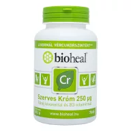Bioheal szerves természetes króm tabletta 250 mcg 70 db
