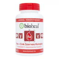 Bioheal szerves vas + cink komplex filmtabletta 70 db