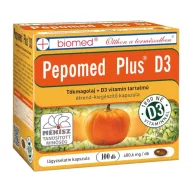 Biomed Pepomed Plus D3 tökmagolaj kapszula 100 db