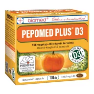 Biomed Pepomed Plus D3 tökmagolaj kapszula 100 db