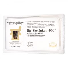 Pharma Nord Bio-Szelénium 100 +Cink +vitaminok tabletta 60 db 