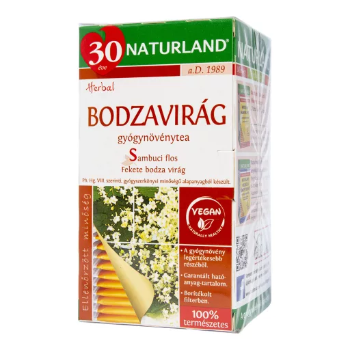 Naturland Bodzavirág filteres tea 25 x 1 g