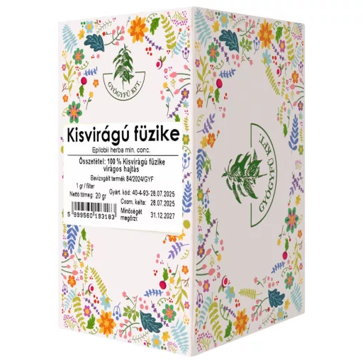 Gyógyfű Kisvirágú füzike filteres tea 20 db