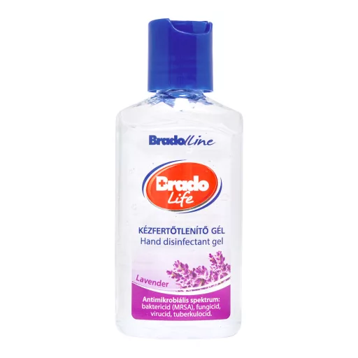 Bradolife kézfertőtlenítő gél levendula illattal 50 ml