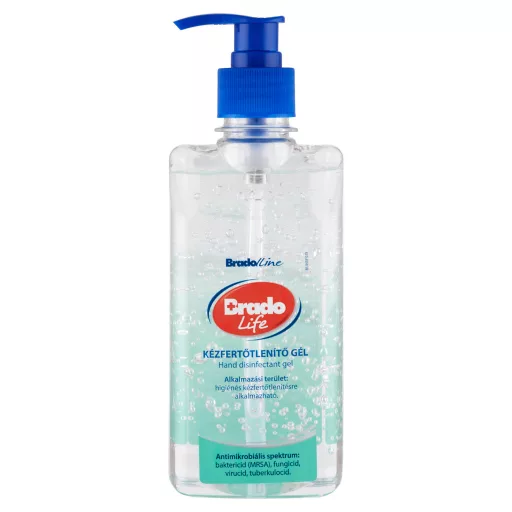 Bradolife kézfertőtlenítő gél 500 ml