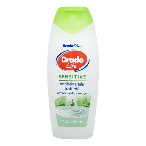 Bradolife Sensitive antibakteriális tusfürdő 400 ml